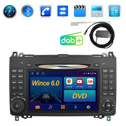 7"Autoradio mit DAB Für Mercedes A/B Klasse/Vito W169 W639 W245 GPS SWC Wince6,0