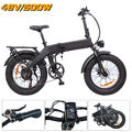 Hybrid Elektrofahrrad 20Zoll 48V 500W Fat Reifen E-Bike Mountainbike Pedelec Neu