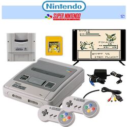 ⭐️ SUPER NINTENDO KONSOLE + SNES Controller + SPIELE nach Wahl (Mario etc)