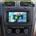 DAB+ Für VW GOLF 5 6 Touran Polo KAM 7" Autoradio Carplay Android 13 32G GPS SWC