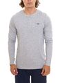 HARVEY MILLER POLO CLUB Henley Herren Baumwoll-Pullover Langarm-Shirt Rundhals-P