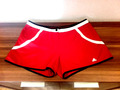 Adidas Badeshorts, Badehose, Shorts in Rot Weis Gr. L / 40 NEU wertig Top