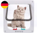 Sailnovo Katzenklappe 4-Way Magnetic Lock Hundeklappe Haustiertüre Cat Flap Groß