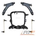 ACHSKÖRPER VORNE + 2x QUERLENKER + 2x KOPPELSTANGE FÜR OPEL MERIVA A