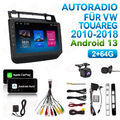 2+64G  Autoradio Android 13 CarPlay Navi GPS DSP WIFI Für VW Touareg 2010-2018