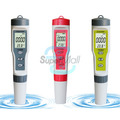 PH/EC/TDS/TEMP Meter 4 / 3 in 1 Digital Water Quality Monitor Tester Multicolor