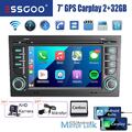 7" Für Audi A4 S4 RS4 8E 8F B6 B7 Carplay Android 13 2+32G Autoradio GPS Nav RDS