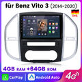 8Core Android 13 Autoradio Für Mercedes Benz Vito 3 W447 2014-2020 4+64G Carplay