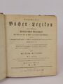Allgemeines Deutsches Bücher-Lexikon oder: Vollständiges alphabetisches V 610498