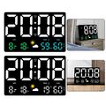 Multifunktionale Wetterstation Drahtlose Uhr mit Thermometer und Kalender