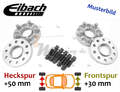 Eibach Spurplatten VA 30mm & HA 50mm für Renault Clio I 5/357 B/C57 :: 90 >> 98