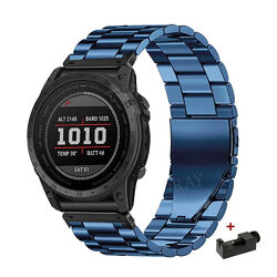 Quick Fit Metall Armband Für Garmin Fenix 8 6 6X Pro 5X Plus 7 7X Solar Tactix 7