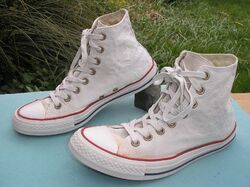 Original CONVERSE, Chucks Sneaker HI, Gr. 41, Weiß, Gemustert !!!