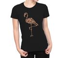 1 T-Shirt Damen Flamingo tropische Blumen