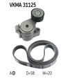 SKF VKMA 31125 Keilriemensatz für AUDI A1 SEAT Ibiza SKODA Fabia VW Golf Jetta