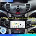 9'' Android 12 Car Stereo Radio Navi CarPlay Für Honda Accord 8 GPS WiFi 8+128GB