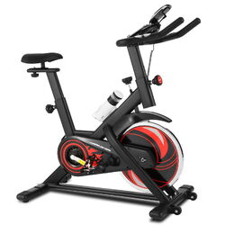 LCD Heimtrainer Ergometer Fitness Bike mit 13 kg Schwungrad Indoor Cycling Bike