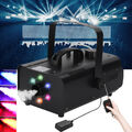 1200W RGB DJ Nebelmaschine RGB 6 LED Show Bühnenlicht Fernbedienung Fog Machine