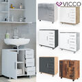 Waschtischunterschrank Waschbeckenunterschrank Ilias modern 60x61 cm Vicco