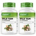 2x Wild Yam = 480 Kapseln 440mg - 100% Wurzelextrakt - Yamswurzel vegan
