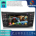 8-Kern 64GB Android 13 Autoradio GPS CarPlay SWC Mercedes E/CLS Klasse W211 W219