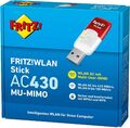 AVM FRITZ!WLAN Stick AC 430 MU-MIMO bis zu 433 MBit/s, Dualband-WLAN für 2,4-GHz