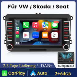 Android 13 Autoradio Für Golf Passat Tiguan Polo 6R Touran GPS Navi DAB+ CARPLAY