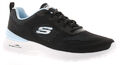 Skechers Damen Sportschuhe Skech Air Dynamight Memory Foam Schnürschuhe schwarz UK-Größe