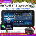 10.33" Android 4+64GB AutoRadio Stereo GPS DSP NAVI Für Audi TT MK2 8J 2006-2014