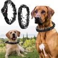 M/XL Hundehalsband Training Kettenhalsband Würgehalsband Mit Stahl Verstellbarer