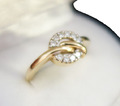 Christ Brillantring Gelbgold 585er Gold Ring 10 Brillanten 0,1 ct Gr. 54