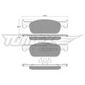 1x Bremsbelagsatz, Scheibenbremse TOMEX Brakes TX 18-32 passend für RENAULT