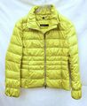 Daunenjacke 36 Marc Cain Daunen Steppjacke gelb grün N2 Jacke warm