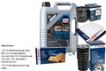 BOSCH Inspektionspake 5 L LIQUI MOLY Top Tec 4600 5W-30 für Toyota Yaris SCP1 