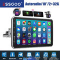 Autoradio 32G Android13 GPS Navi WIFI BT MIC 1DIN Carplay Drehbar Bildschirm KAM