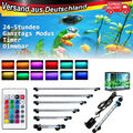 19-115cm LED Aquarium Leuchten Schildkröten Unterwasser Beleuchtung Lampe RGB