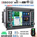 DAB+ Für Audi A4 S4 RS4 B7 B6 B9 7" Autoradio Carplay Android 13 NAVI RDS 2+32G