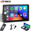 Autoradio Single 1DIN Mit 7" Bldschirm Apple Carplay Android Auto Bluetooth USB