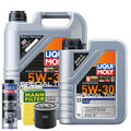 Motoröl 5W30 LIQUI MOLY Leichtlauf Special Tec Ll 6L +MANN Ölfilter +Spülung