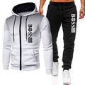 ✨HerrenTrainingsanzug Set Hoodie Jacke Kapuzen Sweatshirt Jogginghose Sportanzug