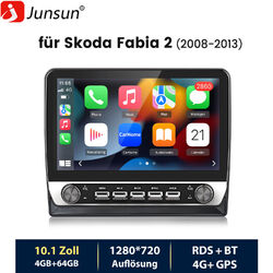 Für Skoda Fabia 08-2013 Android13 Carplay Autoradio GPS Navi WIFI BT FM SWC 64G