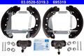 Bremsbackensatz Original ATE TopKit 03.0520-5319.3 für VW CADDY 2 Pick up 9U7 1