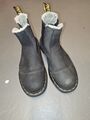 Dr. Martens  Damen Leonore Chelsea Boots mit Kunstpelzfutter schwarz Gr.37 