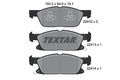 TEXTAR Bremsbelagsatz, Scheibenbremse 2241201 für FORD FORD USA