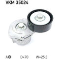 SKF VKM 35024 Spannrolle Keilrippenriemen für OPEL CHEVROLET Riementrieb