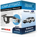 Für Subaru Forester 12-18 AUTO HAK Anhängerkupplung starr + 7polig E-Satz neu