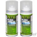 2x 150 ml PETEC KLIMAANLAGENREINIGER KLIMA FRESH SPRAY DESINFEKTION OCEAN DUFT