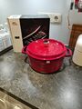 Staub Cocotte Bräter 24 cm Ø 3.8l Kirschrot Runde Topf Kochtopf 