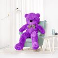 XXL Großer Plüschtier Teddybär, Kuscheltier, Spielzeug, 100-300 Cm, Lila, Popo