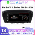 8.8'' Android 13 Autoradio CarPlay 8-Core GPS Navi für BMW E60 E61 E90 E91 CIC